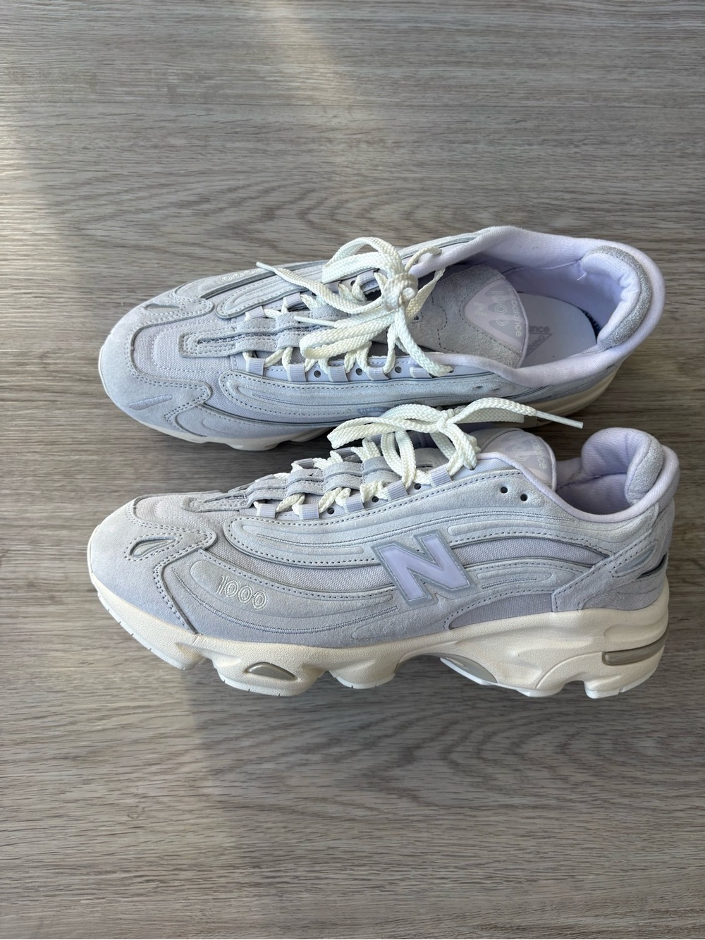 New with tags- size 12M New Balance Rare grey purple Low-Top Lace-Up Sneaker